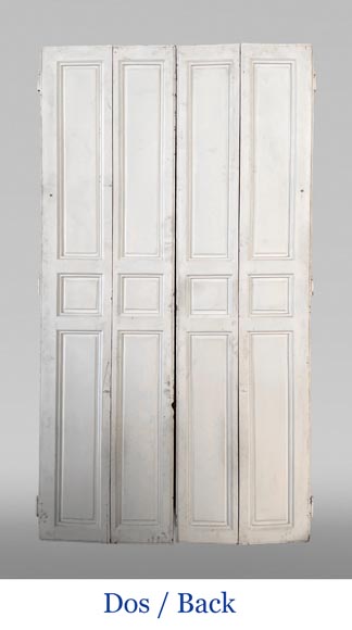 Deux paires de volets anciens en chêne-5