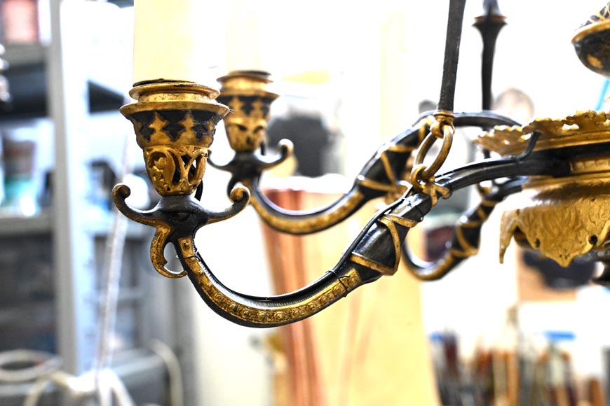 GEOFFROY-DECHAUME, Lustre “Persan”-3