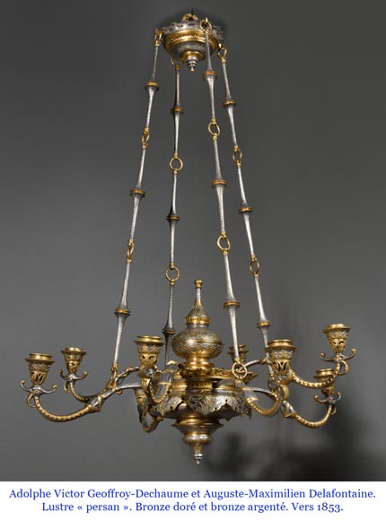 GEOFFROY-DECHAUME, Lustre “Persan”-8