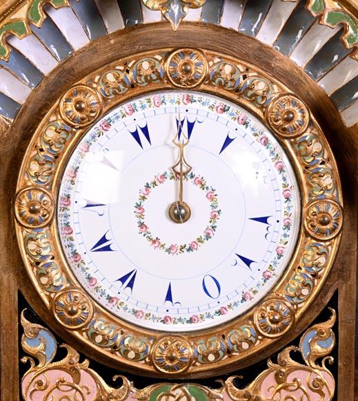 Charles Stanislas MATIFAT, pendule double-face et garnitures de style persan, 1851-7