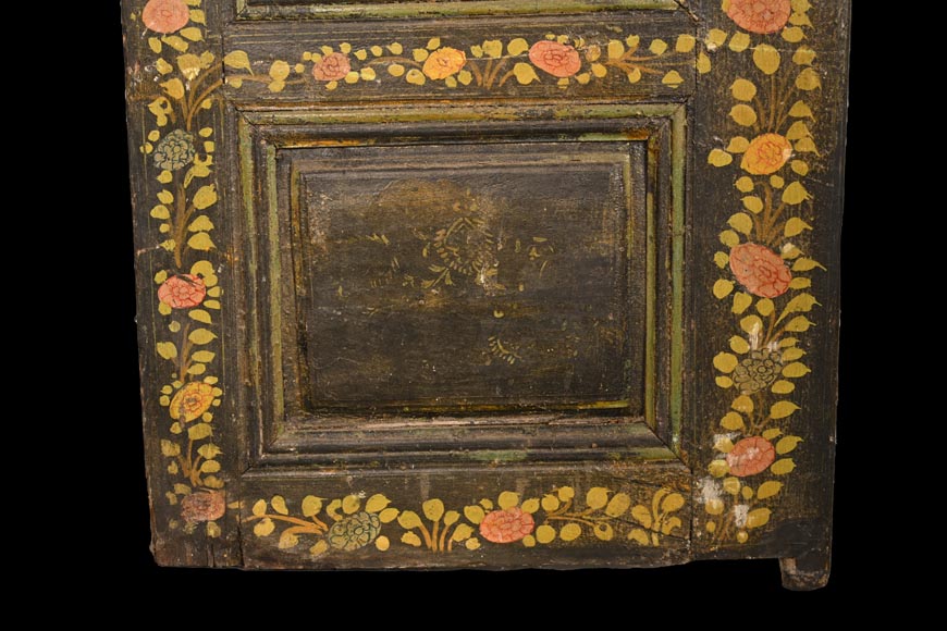 Art Qâdjâr, Ensemble de portes décorées d’importantes scènes de vie persane, fin XIXe siècle-4