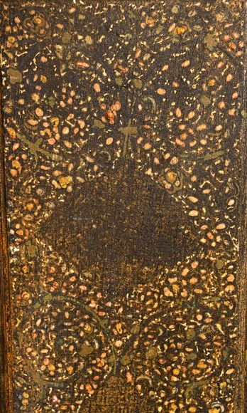 Art Qâdjâr, Ensemble de portes décorées d’importantes scènes de vie persane, fin XIXe siècle-8