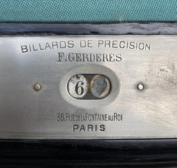 F. GERDERÈS – Billard japonisant en bois doré et sculpté F. GERDERÈS – Billard japonisant en bois doré et sculpté-6