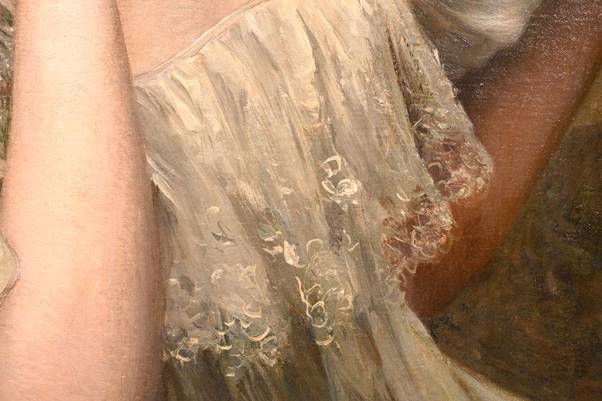 Portrait d'une jeune femme de Léopold Franz KOWALSKI-4
