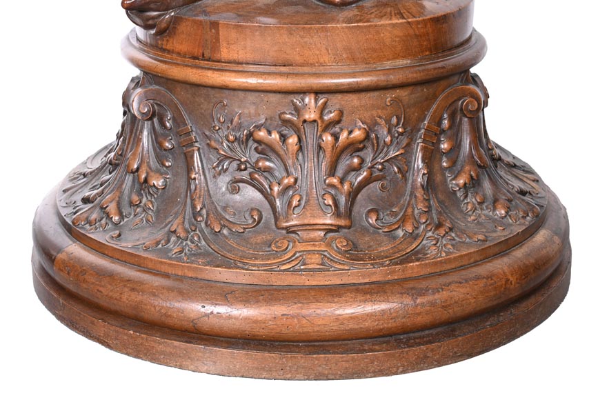 GUÉRET FRÈRES (ébénistes) et CARRIER-BELLEUSE (modèle de), Paire de porte-torchères « Pages », modèle de l’exposition universelle de 1867-13