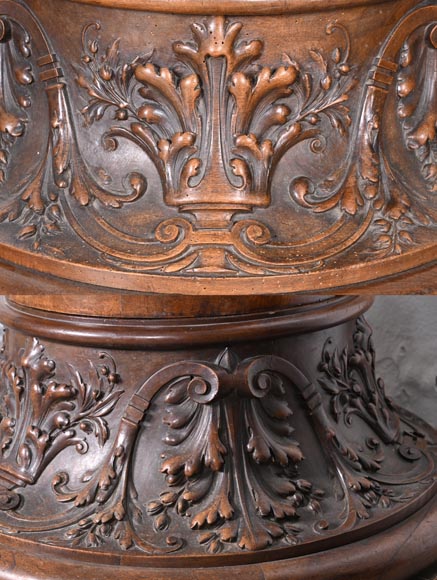 GUÉRET FRÈRES (ébénistes) et CARRIER-BELLEUSE (modèle de), Paire de porte-torchères « Pages », modèle de l’exposition universelle de 1867-14