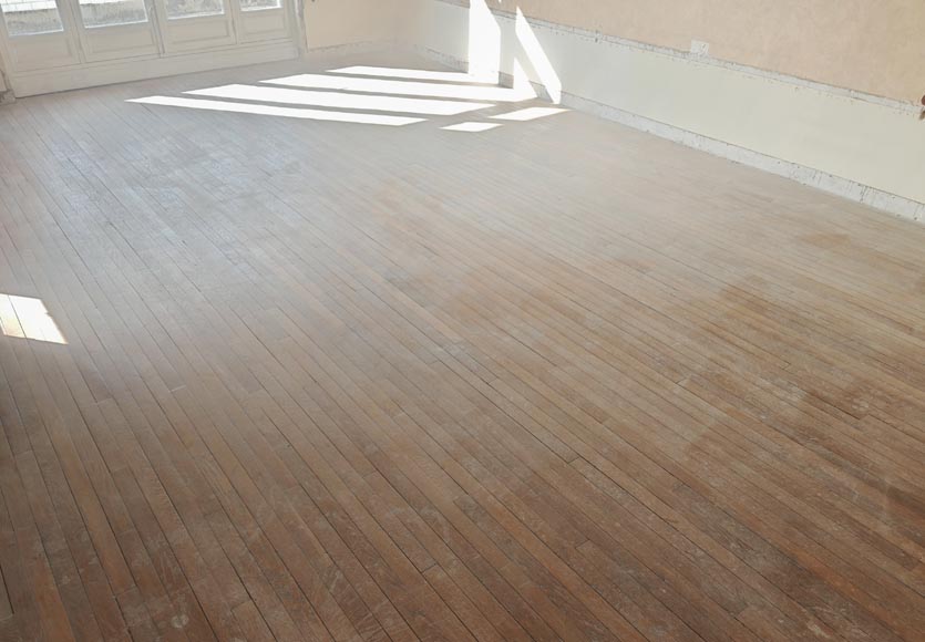 Lot 22m² de parquet linéaire en chêne-0