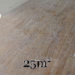 Lot de 25m² de parquet linéaire en chêne en 10cm