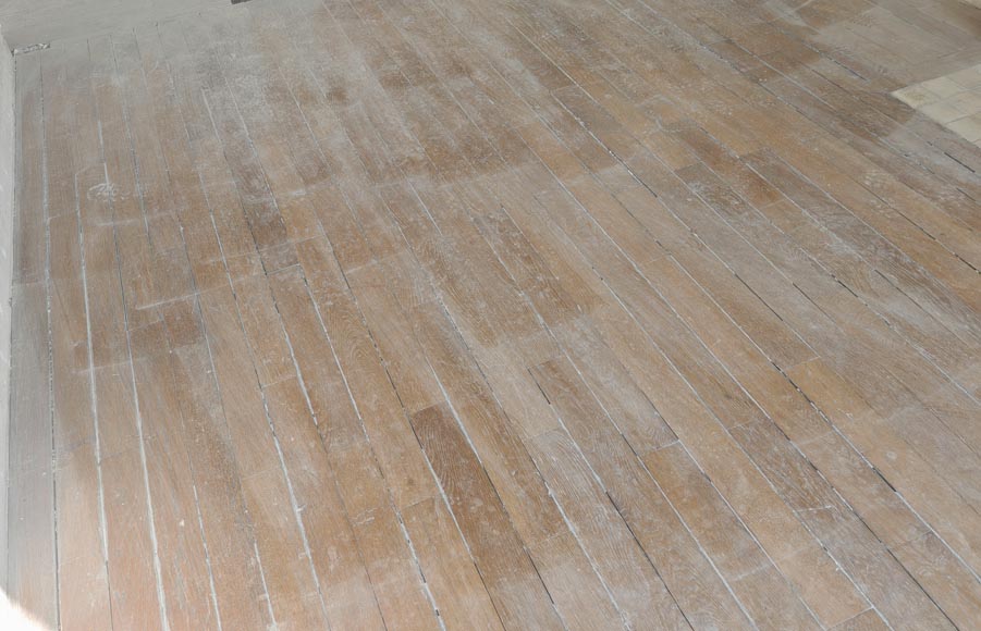 Lot de 25m² de parquet linéaire en chêne en 10cm-1