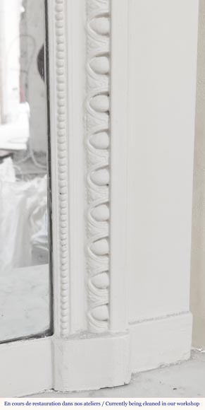Trumeau de style Louis XVI au décor perlé-3