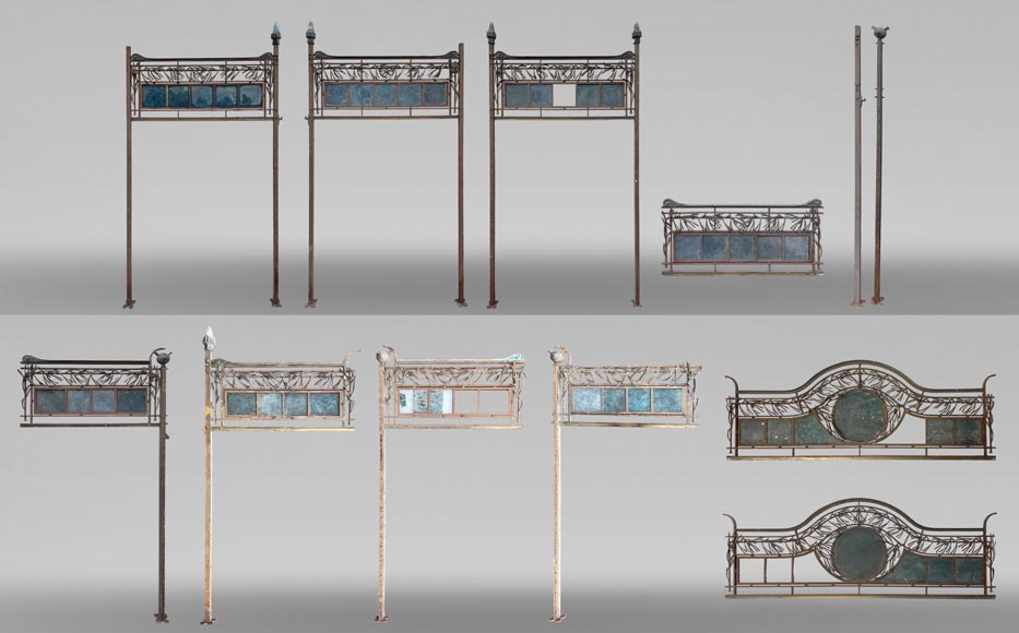 Ensemble de ferronnerie de vitrine Ensemble de ferronnerie de vitrine-0