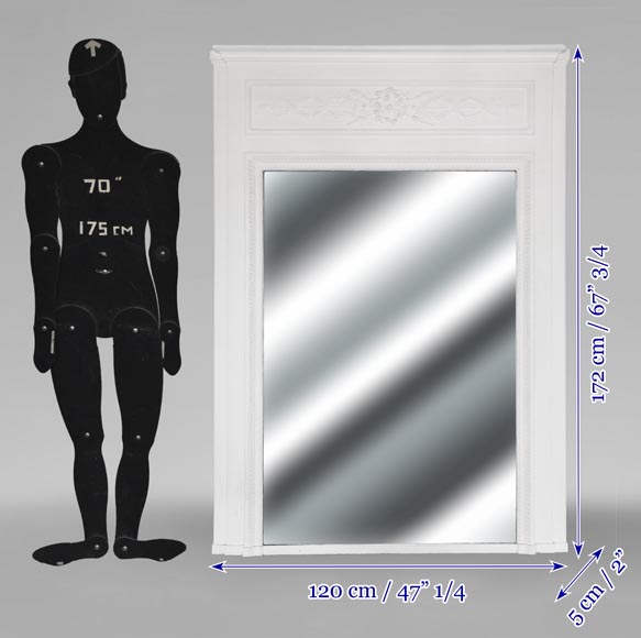 Trumeau simple de style Louis XVI  Trumeau simple de style Louis XVI -5