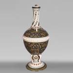 JOUNEAU Prosper – Grand vase ajouré hispano-mauresque