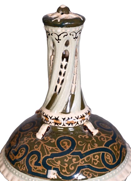 JOUNEAU Prosper – Grand vase ajouré hispano-mauresque JOUNEAU Prosper – Grand vase ajouré hispano-mauresque-1