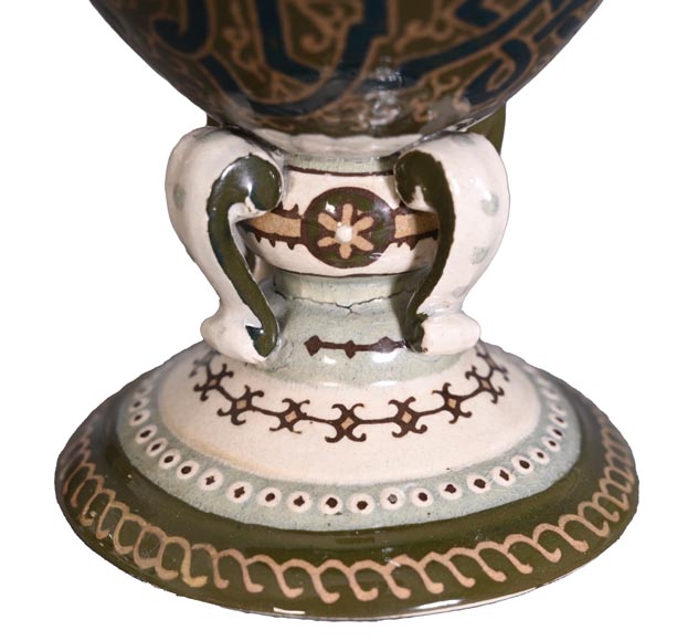 JOUNEAU Prosper – Grand vase ajouré hispano-mauresque JOUNEAU Prosper – Grand vase ajouré hispano-mauresque-4