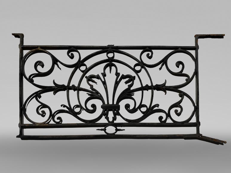 Petit garde-corps de fenêtre en fer forgé-0