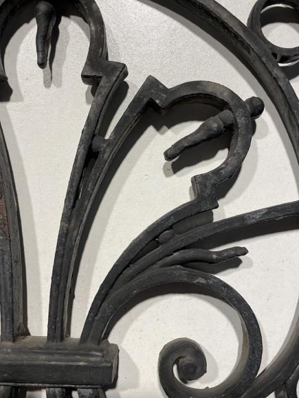 Petit garde-corps de fenêtre en fer forgé-4