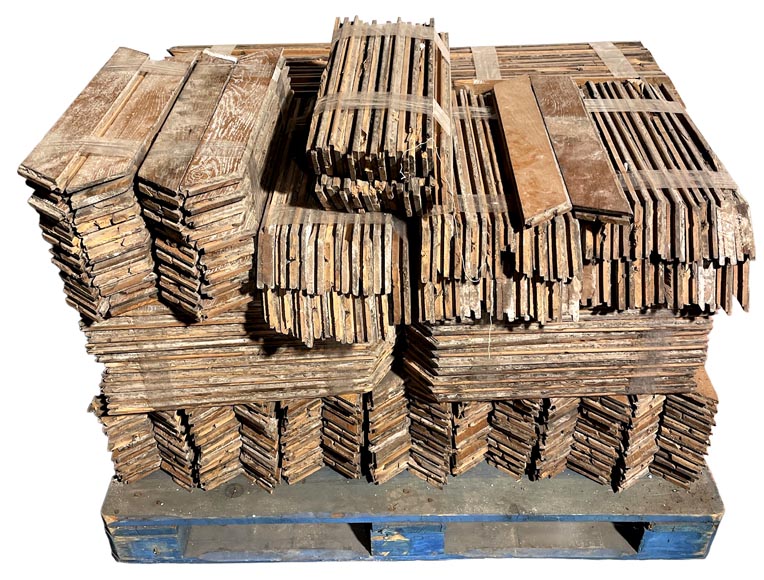 Lots 11,5 m² parquet point de Hongrie en chêne-4