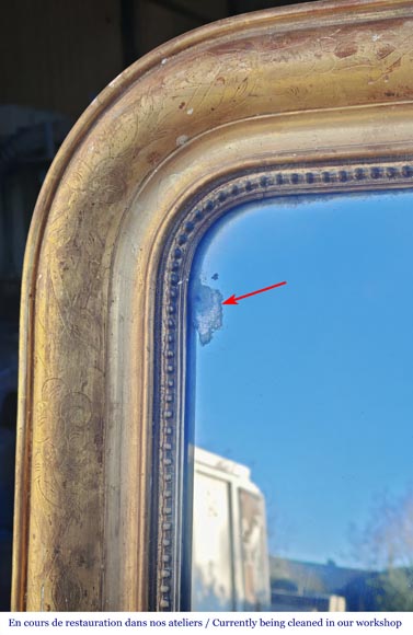 Trumeau de style Louis Philipe doré Trumeau de style Louis Philipe doré-2