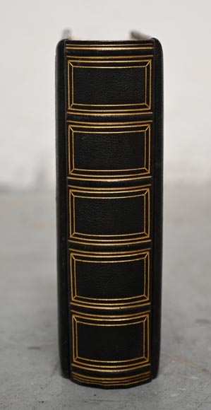 Julien-Nicolas RIVART (1802-1867) – Album photo à décor de marqueterie de porcelaine sur cuir Julien-Nicolas RIVART (1802-1867) – Album photo à décor de marqueterie de porcelaine sur cuir-10