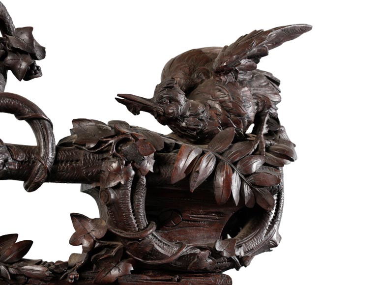 Jean-Pierre TAHAN & Joseph CREMER, buffet à deux corps sculpté avec panneau de marqueterie appelé “Meuble de Fantaisie” Exposition 1855-3