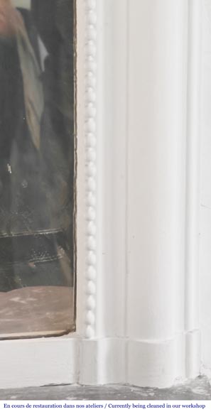 Trumeau de style Louis Philippe à perles-4