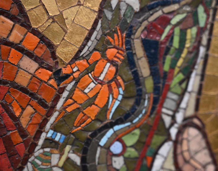 Attribué à Antonio Salviati (Vincenza, 1816 - Venise, 1890), portrait en mosaïque de Bernard Palissy Attribué à Antonio Salviati (Vincenza, 1816 - Venise, 1890), portrait en mosaïque de Bernard Palissy-5