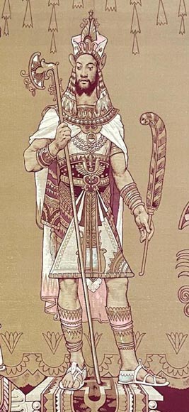 Amonasro et Aïda, tapisseries italiennes-3