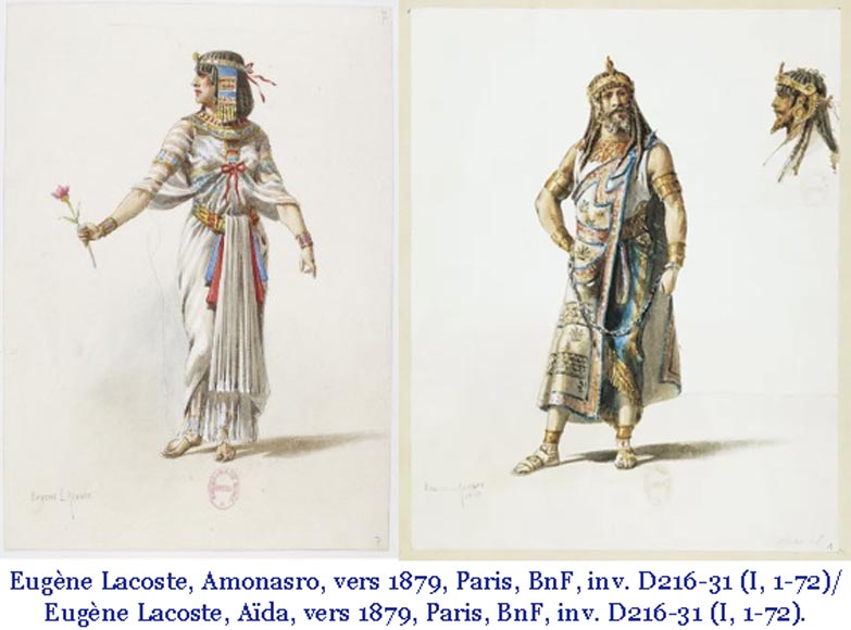 Amonasro et Aïda, tapisseries italiennes-10