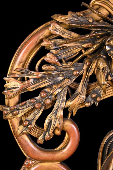 D’après le modèle d’Emile-Auguste REIBER (1826-1893) pour l’Escalier de Cristal, La tortue et le crabe-3