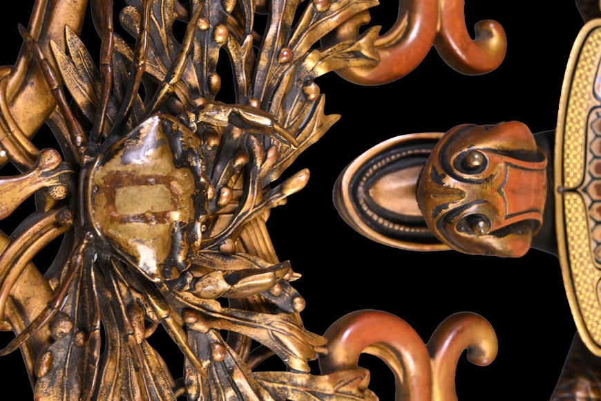 D’après le modèle d’Emile-Auguste REIBER (1826-1893) pour l’Escalier de Cristal, La tortue et le crabe-4