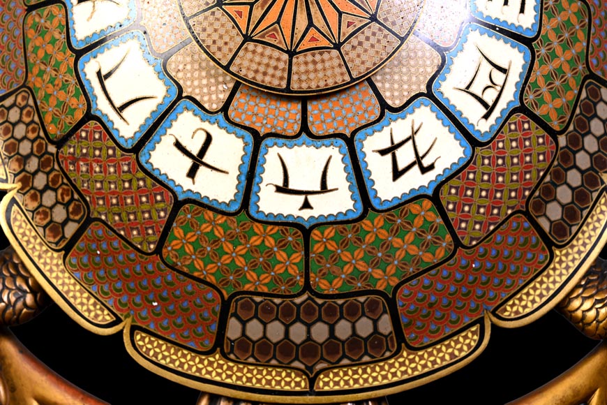 D’après le modèle d’Emile-Auguste REIBER (1826-1893) pour l’Escalier de Cristal, La tortue et le crabe-10