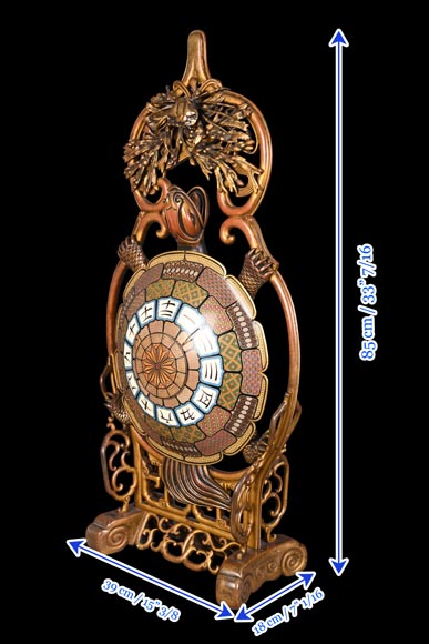 D’après le modèle d’Emile-Auguste REIBER (1826-1893) pour l’Escalier de Cristal, La tortue et le crabe-16