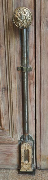 Ensemble de 4 doubles portes en bois sculpté-12