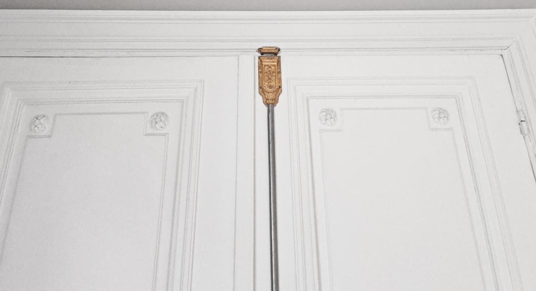 Ensemble de 4 doubles portes en bois sculpté-15