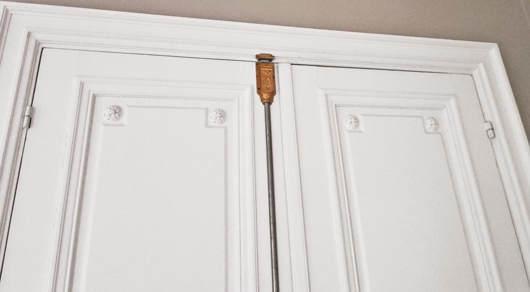 Ensemble de 4 doubles portes en bois sculpté-22