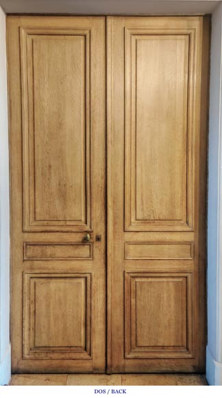Ensemble de 4 doubles portes en bois sculpté-26
