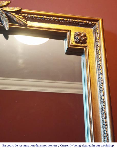 Trumeau doré de style Napoléon III Trumeau doré de style Napoléon III-2