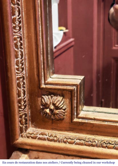 Trumeau doré de style Napoléon III Trumeau doré de style Napoléon III-5