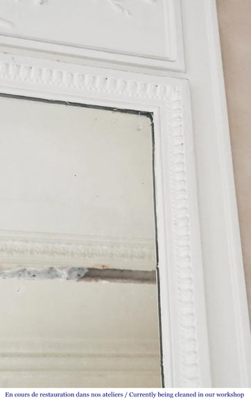 Trumeau de style louis XVI décoré d'un vase Trumeau de style louis XVI décoré d'un vase-3