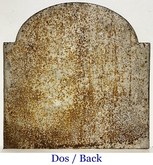 Plaque de cheminée aux personnages près du feu Plaque de cheminée aux personnages près du feu-7