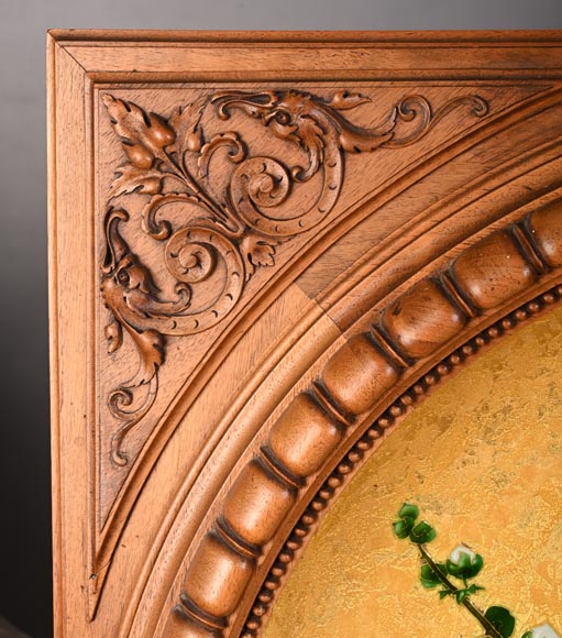 MILET & DIFFLOTH – Plat d'ornement en céramique émaillée au décor de fleurs des champs-7