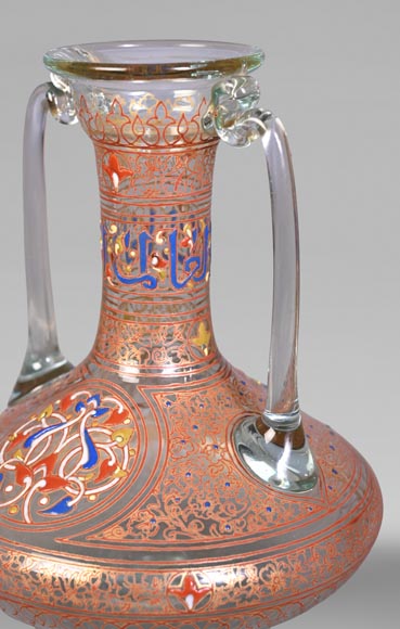 Philippe-Joseph BROCARD (1831-1896), vase orientalisant Philippe-Joseph BROCARD (1831-1896), vase orientalisant-4