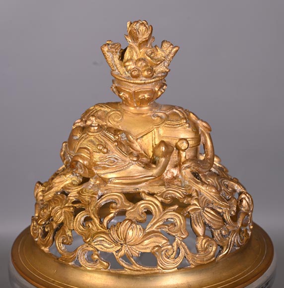 L’Escalier de Cristal (att. à), Coupe aux coloquintes, cristal et bronze doré L’Escalier de Cristal (att. à), Coupe aux coloquintes, cristal et bronze doré-4