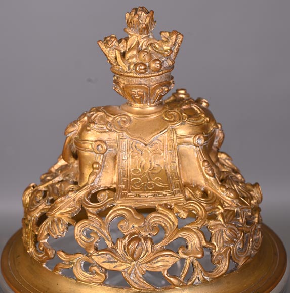 L’Escalier de Cristal (att. à), Coupe aux coloquintes, cristal et bronze doré L’Escalier de Cristal (att. à), Coupe aux coloquintes, cristal et bronze doré-6