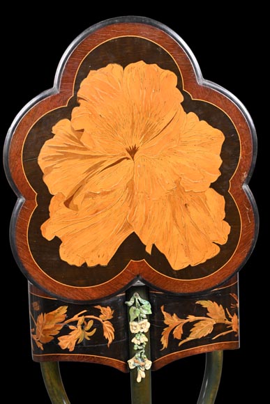 Charles-Guillaume DIEHL, Guéridon aux insectes et papillons-4