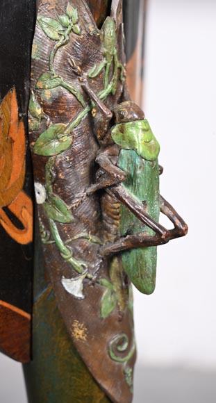 Charles-Guillaume DIEHL, Guéridon aux insectes et papillons-6