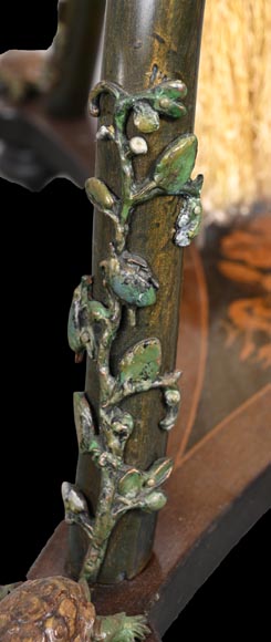 Charles-Guillaume DIEHL, Guéridon aux insectes et papillons-12