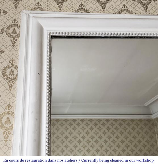 Trumeau de style Louis XVI avec un filet de perle Trumeau de style Louis XVI avec un filet de perle-2