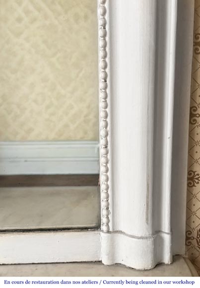 Trumeau de style Louis XVI avec un filet de perle Trumeau de style Louis XVI avec un filet de perle-4